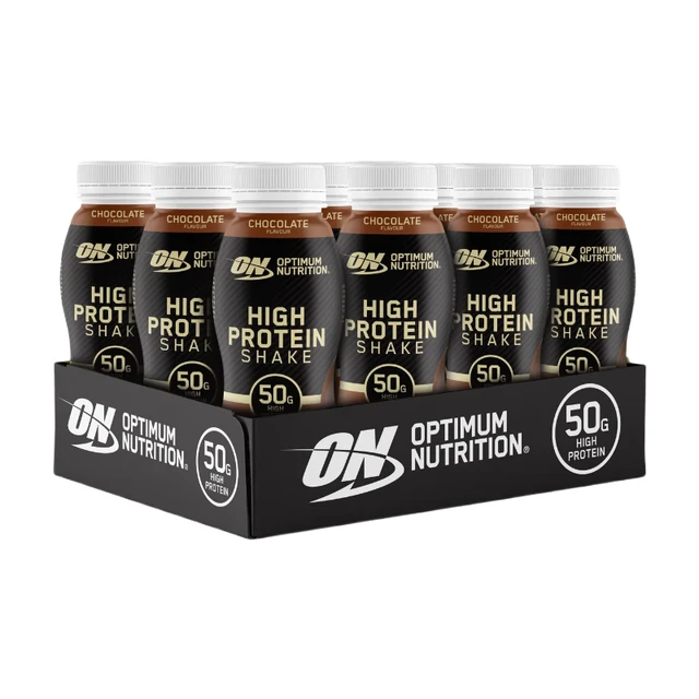 Optimum Nutrition eiwitshake 12x 500 ml chocolade