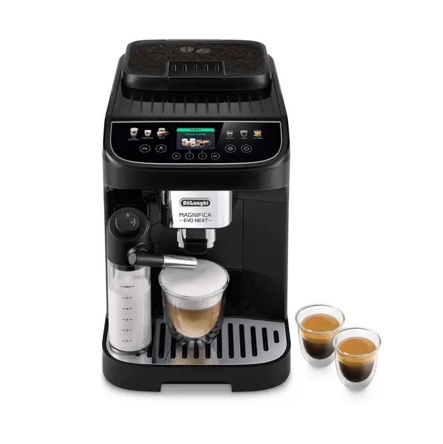De’Longhi Magnifica Evo Next, Automatic Bean To Cup Coffee Machine, Auto Milk, Black, ECAM310.60.B