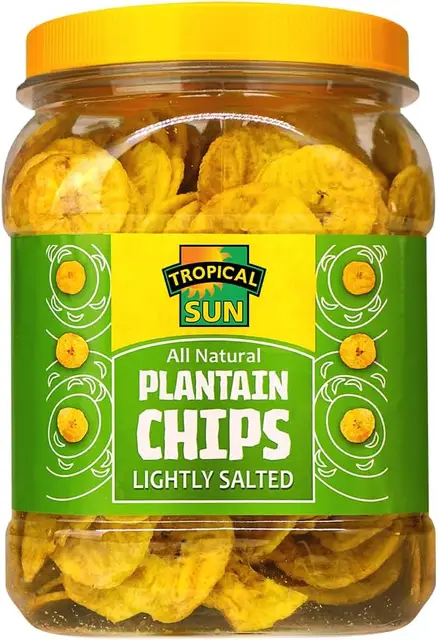 Tropical Sun Plantain Chips Lightly Salted 450g
