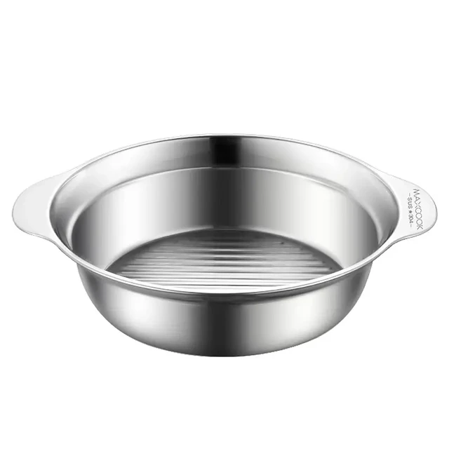 Maxcook 304 Stainless Steel Multipurpose Cooking Bowl - 27CM