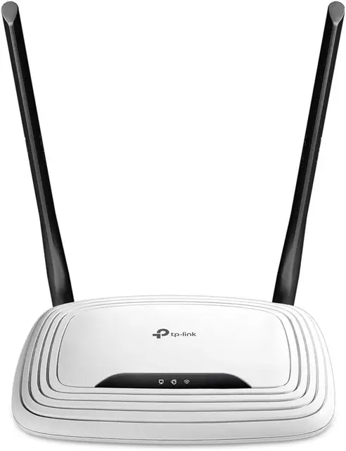 TP-Link TL-WR841N N300 WLAN-Router, 300 Mbit/s WLAN, nur 2,4 GHz, unterstützt keine DSL-Funktion, geeignet für Wohnungen mit 1–2 Zimmer