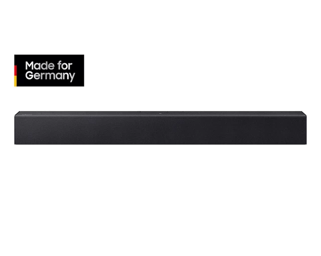 SAMSUNG HW-B410GF B-Series 2.0 Channel Soundbar for TV, TV Speaker with Integrated Subwoofer, One Remote Control, Game Mode, Bluetooth, Surround Sound Expansion (SSE)