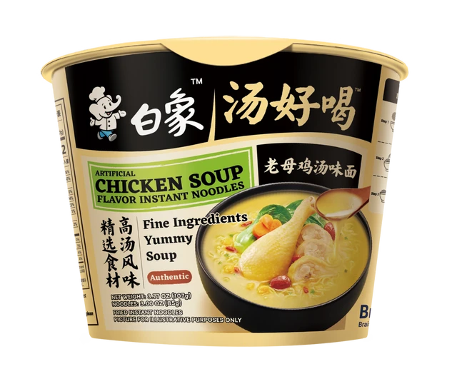 Bai Xiang Hühnersuppen-Nudeln (Schüssel) 107g