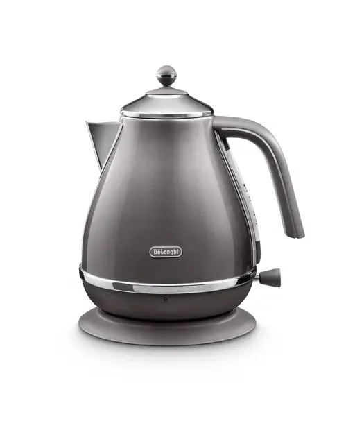 De’Longhi Icona Metalics Kettle, 1.7L, Grey, KBOT3001.GY