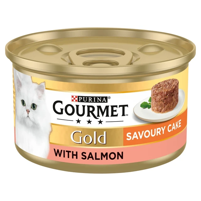 Gourmet Gold Savoury Cake with Salmon 85g