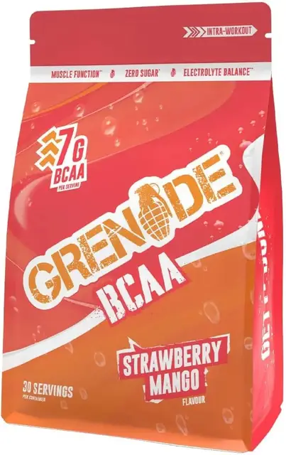 Grenade BCAA Powder Strawberry and Mango Flavour - 390 g
