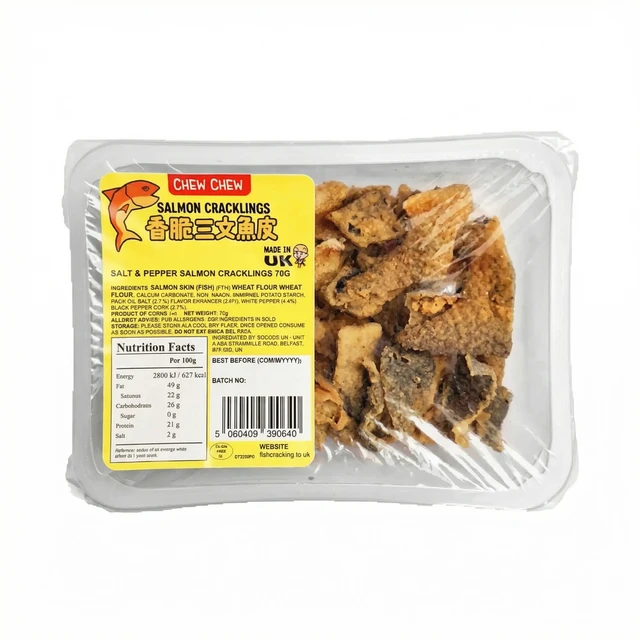 CC Salmon Cracklings - Salt and Pepper 70g