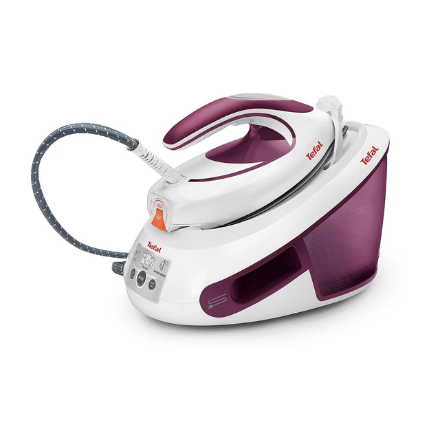 Tefal Express Anti-Calc SV8054 stoomstrijkijzer - 2800 W - 1,8 L - Durilium zoolplaat - paars, wit