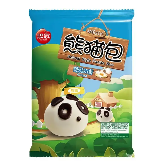 Synear Animal Style Panda Bun (Custard) 300g