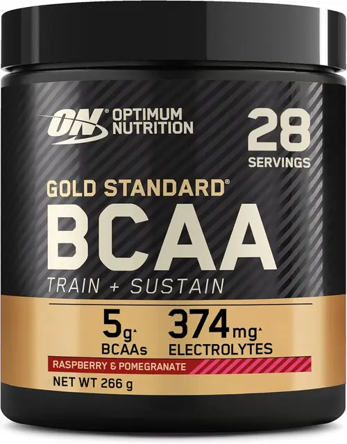 Optimum Nutrition Gold Standard BCAA train + sustain framboos granaatappel 266 g