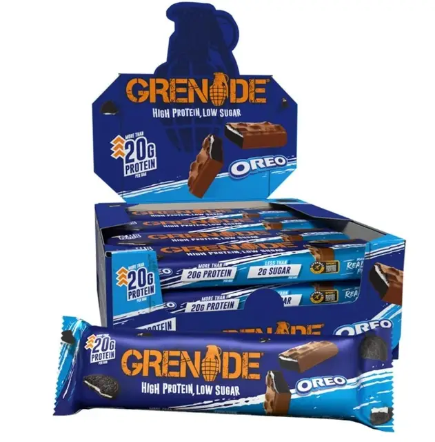 Grenade Protein Bars Oreo Flavour Low Sugar Multipack - 12 x 60 g
