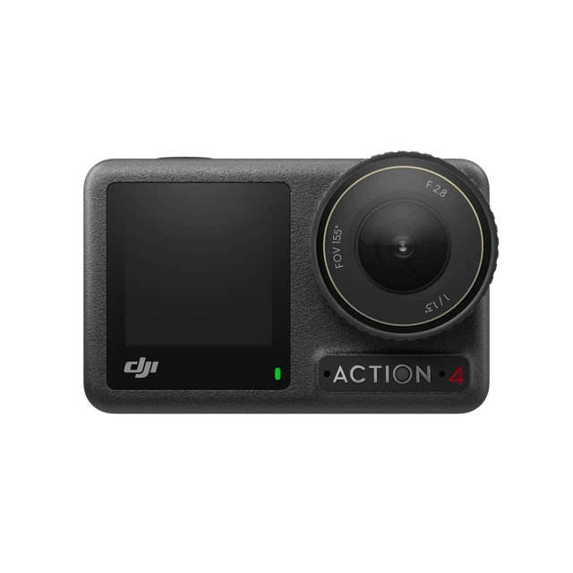 DJI Osmo Action 4 Adventure Combo - 4K/120fps waterdichte camera met 1/1,3-inch sensor, 10-bit & D-Log M kleurprestaties, 155º ultrabreed beeldveld, meer dan 7,5 uur met 3 extra batterijen voor vloggen