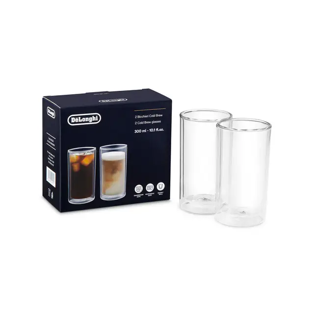 De’Longhi Cold Brew DLSC325 Thermogläser Transparent