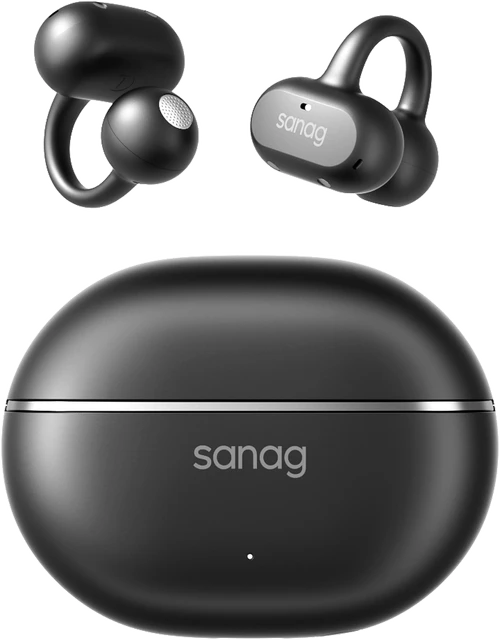 Sanag Z50 Ultra Knochenleitungskopfhörer Open-Back Nicht-einführend Ohrbewegung Anruf Geräuschreduzierung Bequemer Sitz KI-übersetzte Drahtlose Kopfhörer