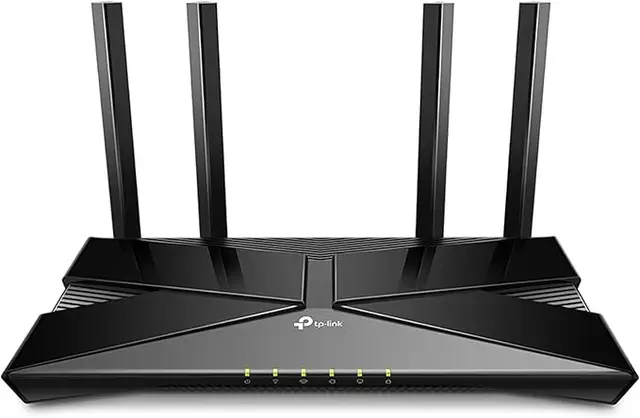 TP-Link Archer AX23 AX1800 Dual-Band Wi-Fi 6 Router (1201Mbps 5GHz, 574Mbps 2.4GHz, 4×Gigabit LAN-Ports, WPA3, HomeCare, Tether APP), unterstützt keine DSL-Funktion