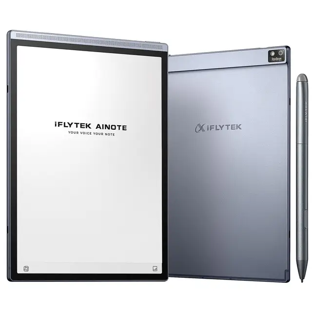 iFLYTEK AINOTE Air 2 E-Ink-Tablet, 8.2 Zoll (20,8 cm) Notiz- und E-Paper-Tablet, Supernote-Schreibtablett mit Eingabestift, Transkription in 14 Sprachen für Meetings, Lernen und Lesen, Grau