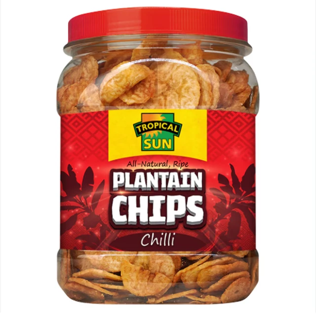 Tropical Sun Plantain Chips Chilli 450g
