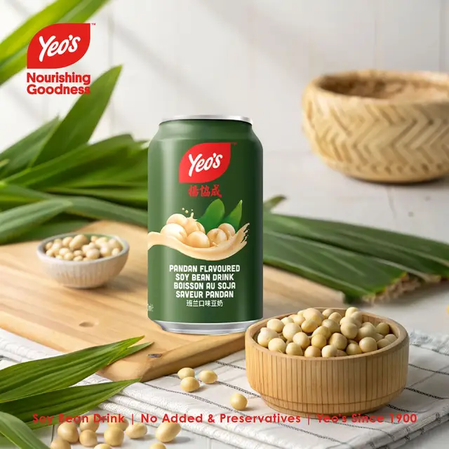 Yeo's Pandan Flavoured Soy Bean Drink