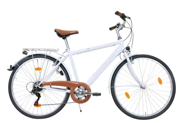 Prophete Fahrrad Trekking 28" Diamant St Rh50 6gg. Tourney, Mech. Fb, Weiß Glänzend
