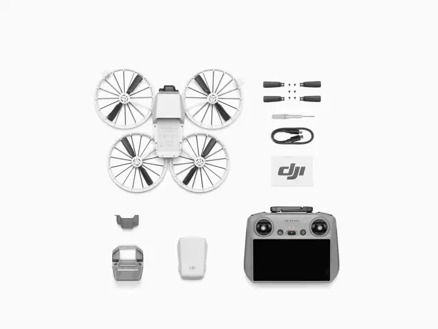 DJI Flip met RC 2 schermafstandsbediening, volg-mij drone met 4K UHD-camera voor volwassenen, onder 249 g, 3-assige gimbal-stabilisatie, 13 km videotransmissie, handstart, 31 minuten vliegtijd