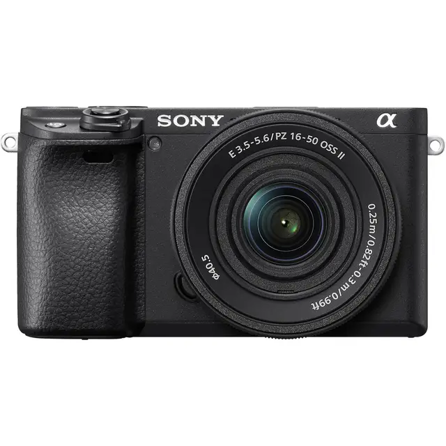 Sony A6400 APS-C Mirrorless Camera with 16–50mm Power Zoom Lens