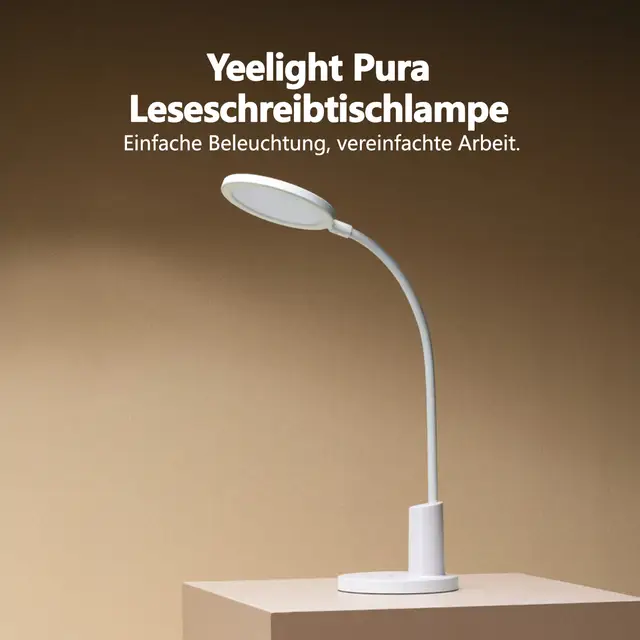 Yeelight Leselampe für den Schreibtisch RG0, blaulichtsicher, stufenloses Dimmen, 3‑CCT‑Temperatur, Touch‑Bedienung, USB‑C‑Anschluss, ABS+PC, YLYTD-0034, Neu-Jahr-Sonderangebot, Top-Geschenk-Auswahl
