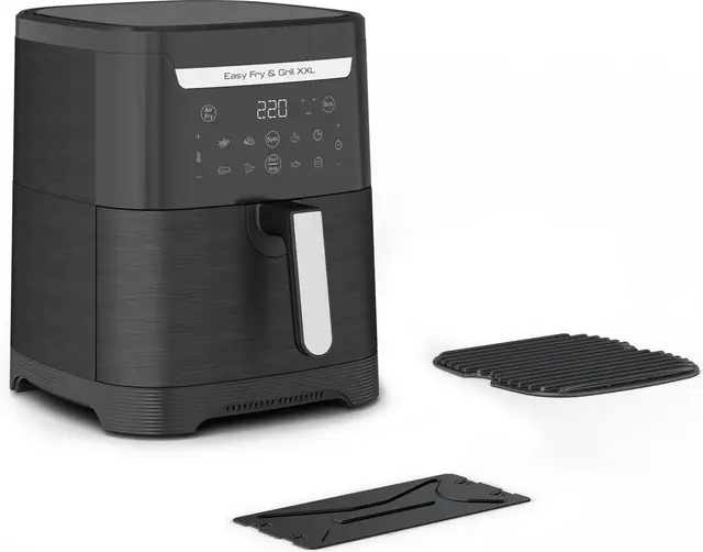 Tefal EY8018 - Easy Fry & Grill XXL airfryer - 2-in-1, 6,5 l capaciteit, dual zone koken