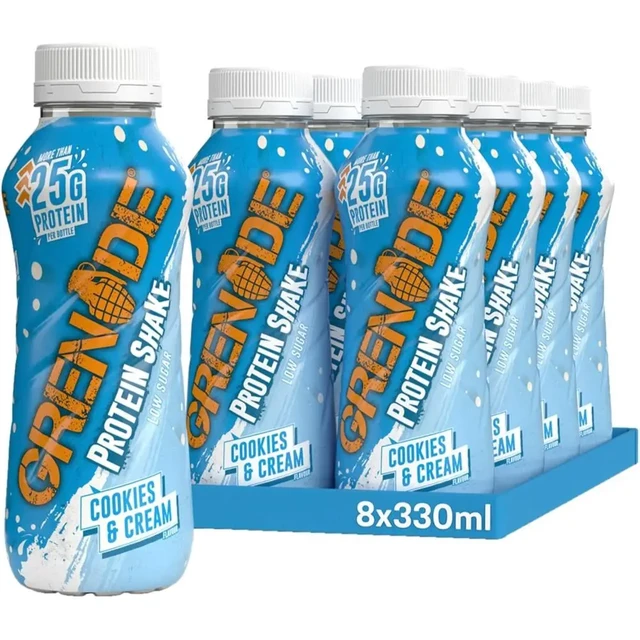 Grenade Protein Shake Cookies and Cream Flavour Multipack - 8 x 330 ml