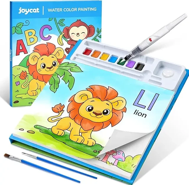 JoyCat Kleurboek om met water te schilderen - Dieren- en alfabetserie, Nieuwjaarsaanbieding, Top cadeauselectie