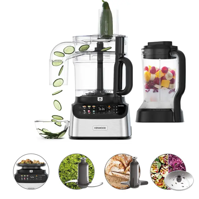 Kenwood MultiPro OneTouch foodprocessor en blender FDM73.480SS