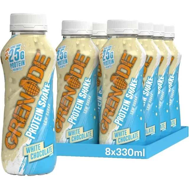 Grenade Protein Shake White Chocolate Flavour Multipack - 8 x 330 ml