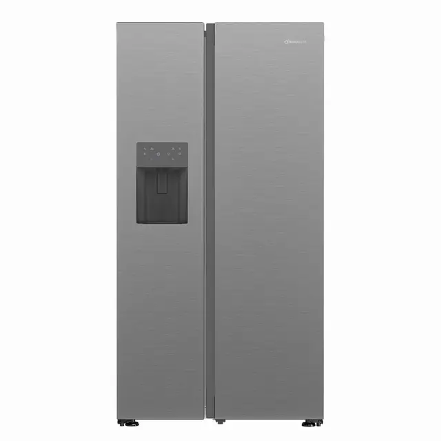 Bauknecht SBS IW D90 Pearl Side-by-Side Kühl Gefrierkombination, 578 l, Inverter Kompressor, Wasser & Eisspender, DualCool Total No Frost, FreshShield, Elegant Fit [Energieeffizienzklasse D]