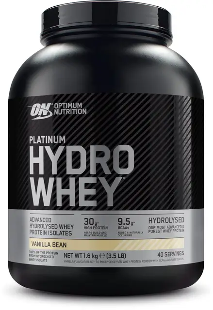 Optimum Nutrition Hydrowhey, Vanille 1.6 kg (40 porties)