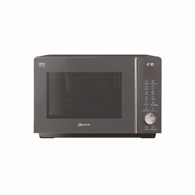 Bauknecht MF 259 SG Mikrowelle/ Extra Space: Kombination ohne Drehteller/ Mein Menü/ Crisp Fry/ Spezialprogramme/ Dampfgar Funktion inkl. Dampfgarbehälter/ Heißluft/ Quarzgrill/ AutoClean/ 25 Liter