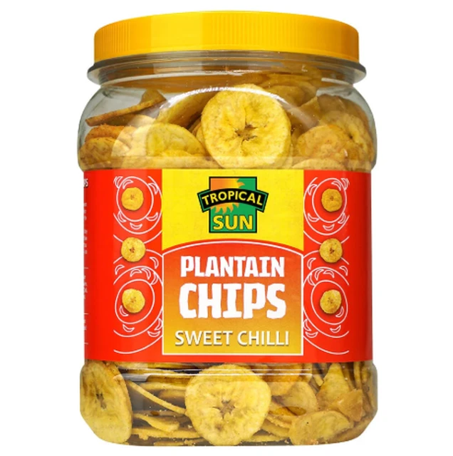 Tropical Sun Plantain Chips Sweet Chilli  450g