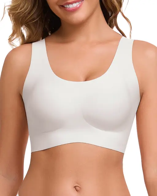 ubras-Classic Spaghetti-Träger-Bralette-Smart Size-Weiß-L-17