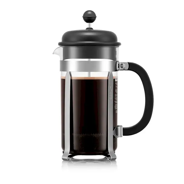Bodum CAFFETTIERA 1L - 8 Cups - French Press Coffee Maker - Black