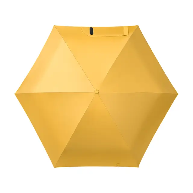 Beneunder BM666, Black Coating Compact Protection Umbrella Outdoor Windproof Waterproof, Yellow, Couple Gift Perfect Gift