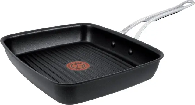 Tefal Jamie Oliver grillpan gietaluminium - 23 x 27 cm, zwart