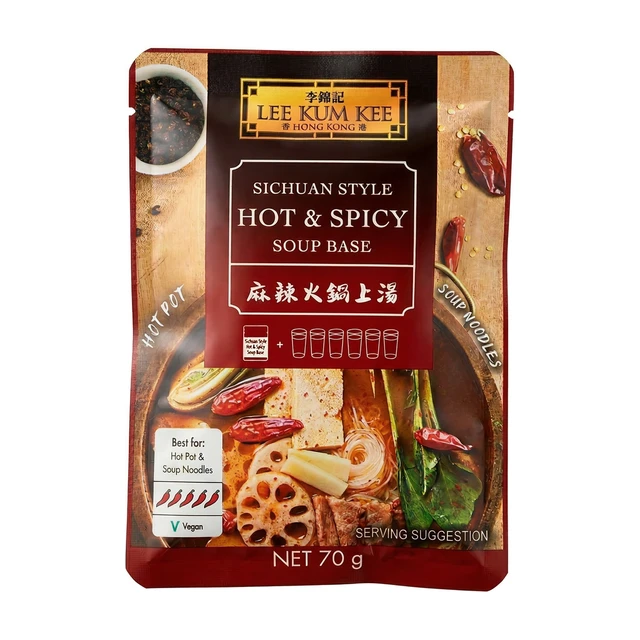 Lee Kum Kee Pittige hete pot soep 70 g