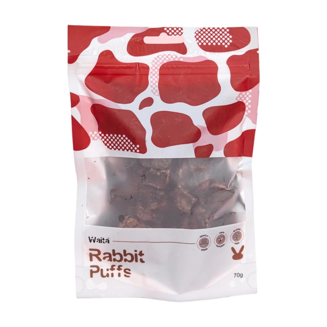 Waita Air-Dried Rabbit Puffs 70g