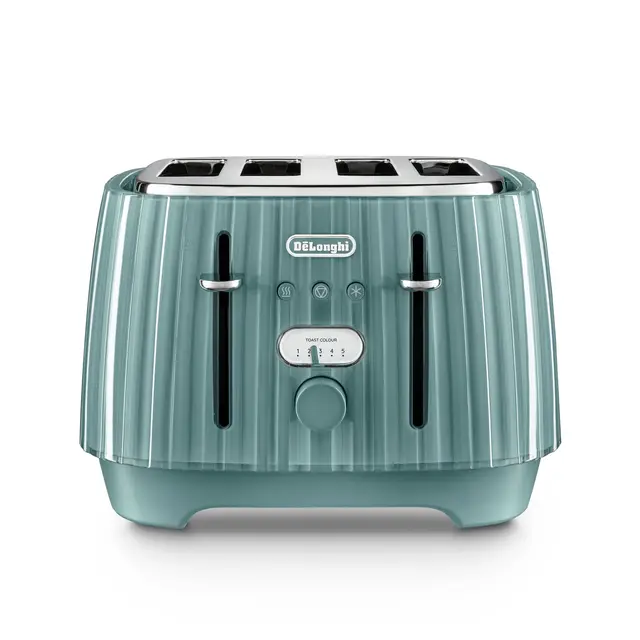 De’Longhi Ballerina 4 Slice Toaster, Green, CTD4003.GR