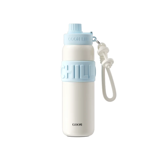 GOOM Chill-Serie Trinkbecher (Blau/Weiß) 680 ml, Neujahr-Action, Top-Geschenkideen