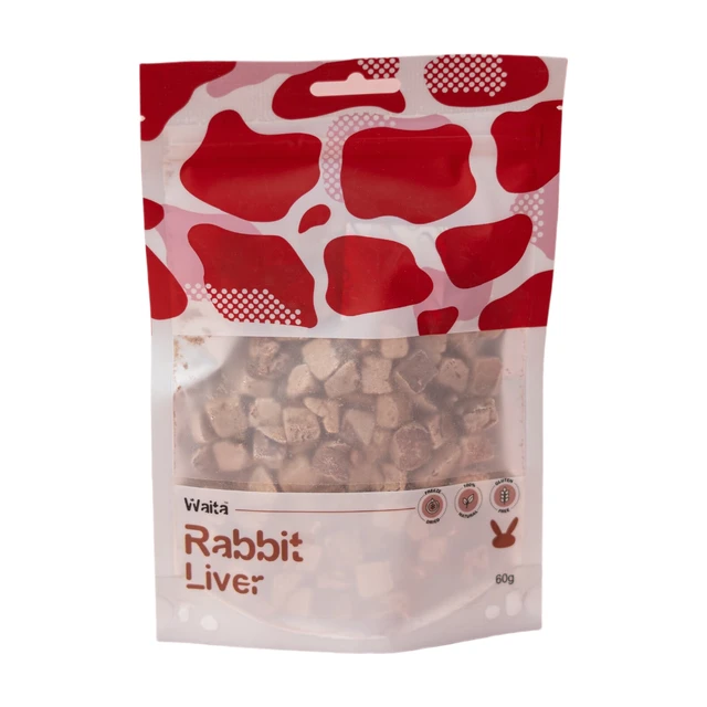 Waita Freeze Dried Rabbit Liver 60g