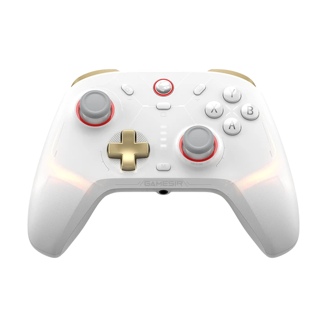 GameSir Cyclone 2 multi-Plattform kabel- und kabelloser Gamecontroller phantomweiß (Standardedition) für Switch/PC/iOS/Android/Steam