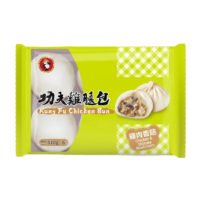 KUNGFU Shiitake Mushroom and Chicken Bun 510g