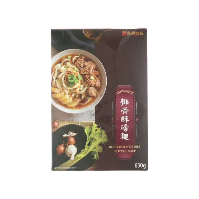 Han Dian Deep Fried Pork Ribs Noodle Soup  Contains sweeteners  630g