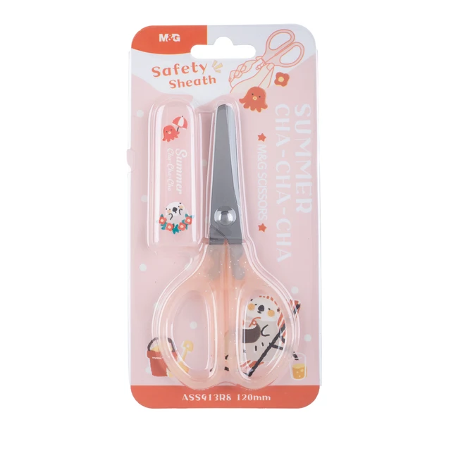 M&G Blunt Tip Kids Scissors 120MM with Safety Sheath