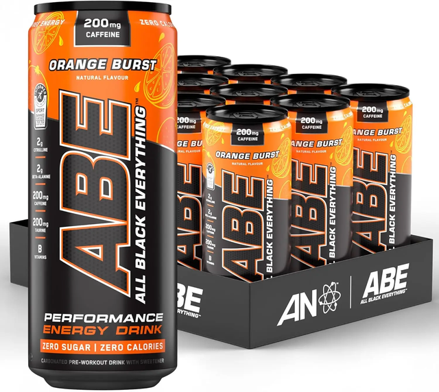 Applied Nutrition ABE Can Orange Burst 330ML X 12  Informed Sport