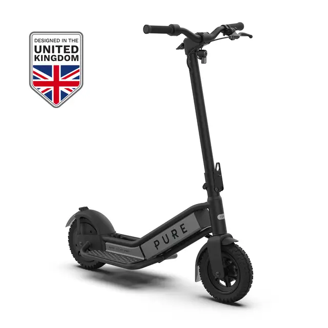 Pure Escape Pro+ Folding Electric Scooter – Black